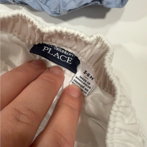 The Children’s Place Boys 3-6month nautical button short sleeve shirt and shorts - Picture 4 of 4